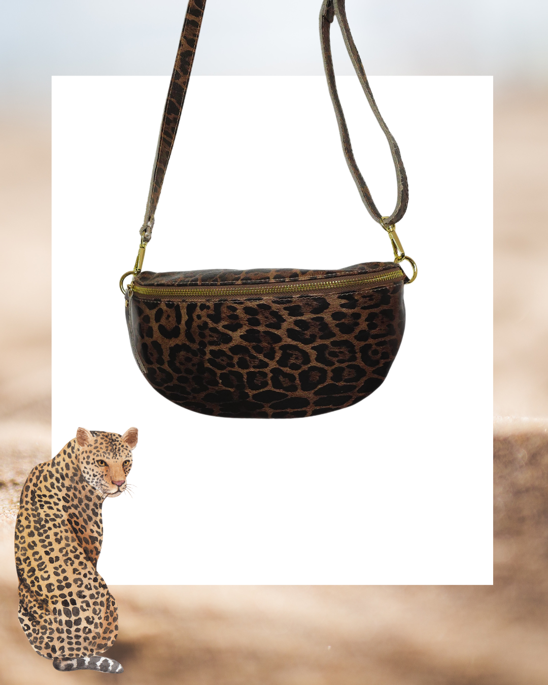 De Ultieme Heuptas/Crossbody Luipaardprint