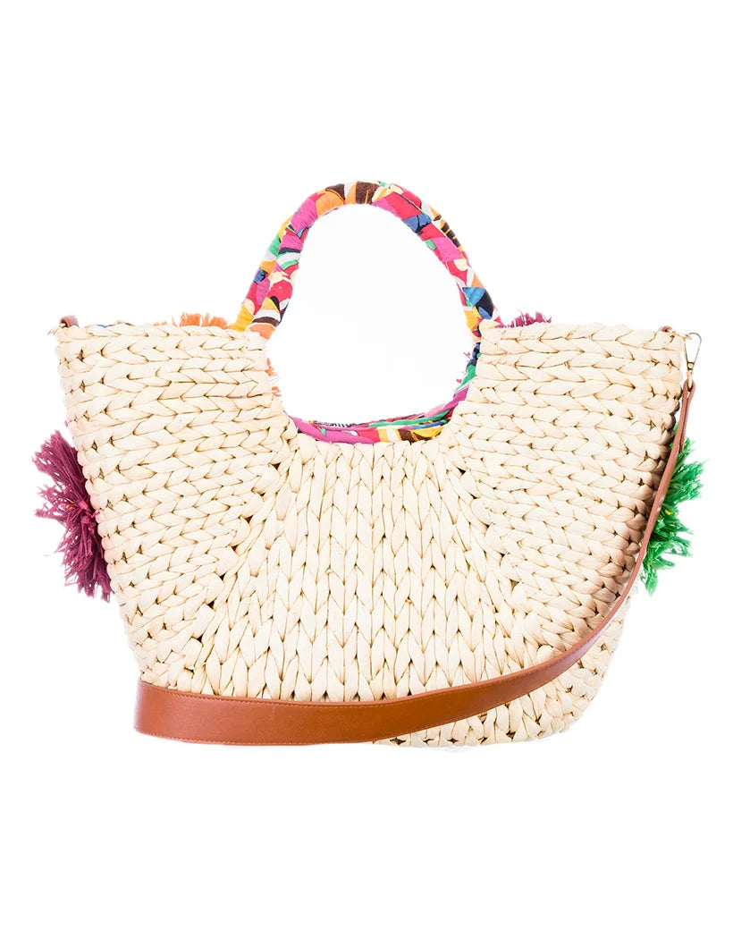 Strandtas bloemen |