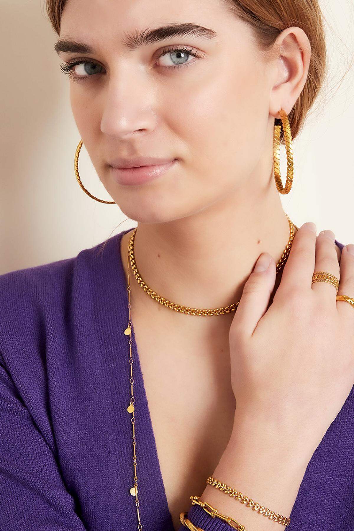 Elegant Stainless Steel Chain Bracelets - Silver & Gold