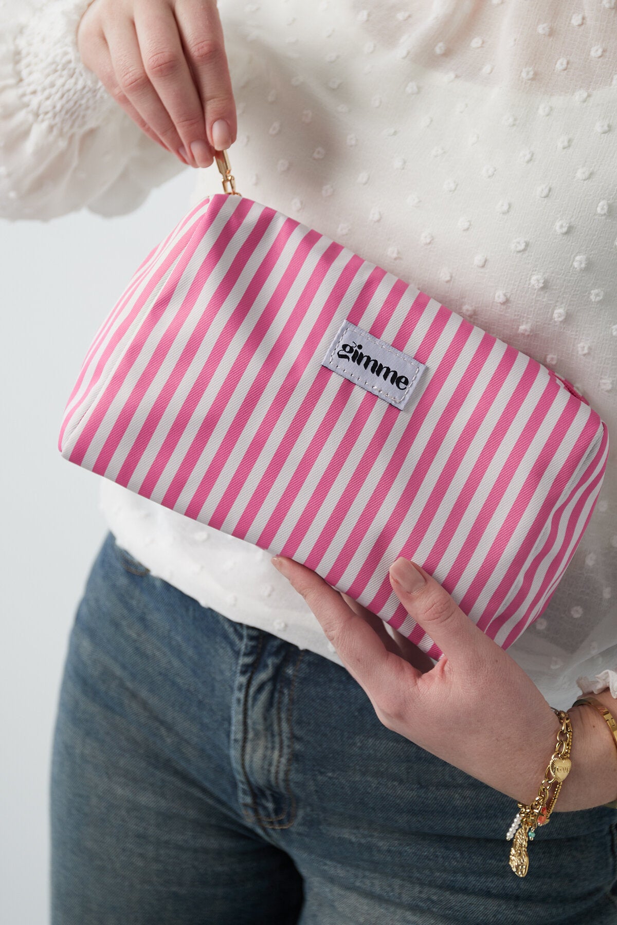 Make-up tas kleine strepen