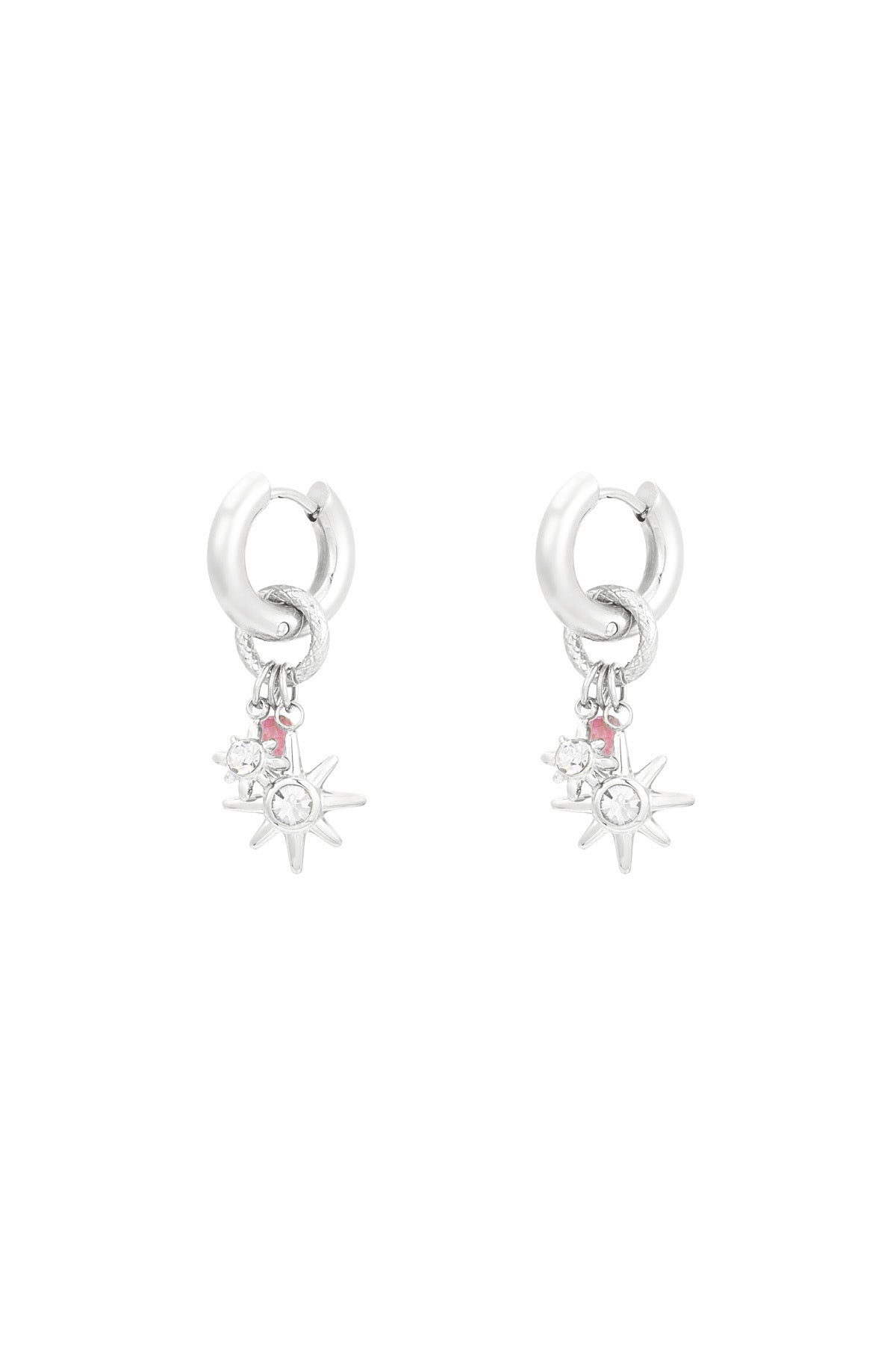 oorbellen pink starlight
