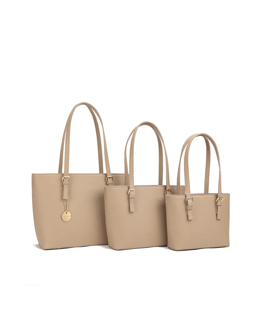 Een stijlvolle set van drie handtassen