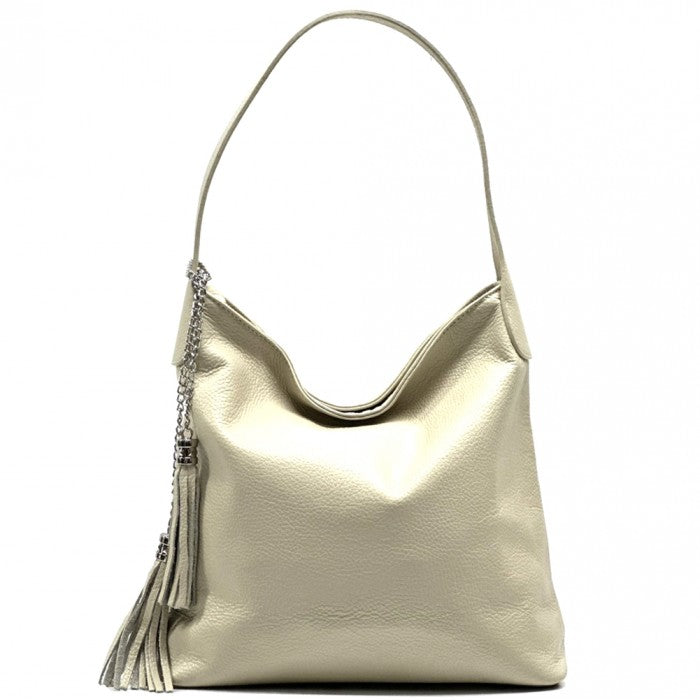 Prudenzia Leather Shoulder Bag uit Florence