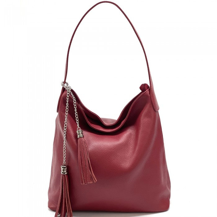Prudenzia Leather Shoulder Bag uit Florence