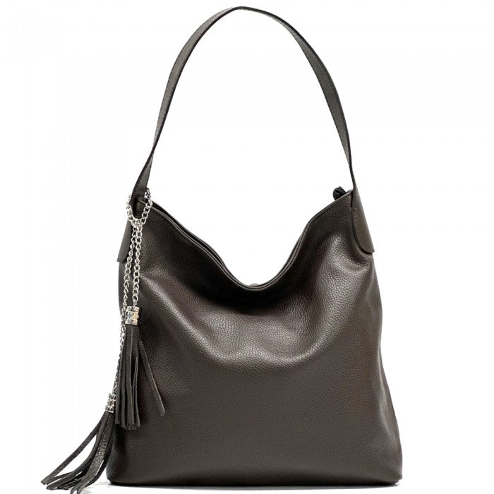 Prudenzia Leather Shoulder Bag uit Florence