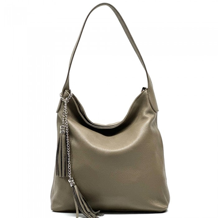 Prudenzia Leather Shoulder Bag uit Florence