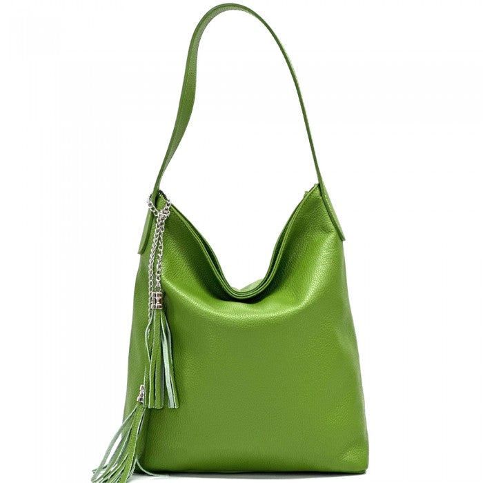 Prudenzia Leather Shoulder Bag uit Florence
