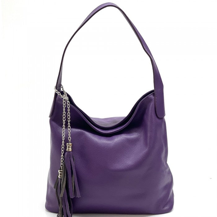 Prudenzia Leather Shoulder Bag uit Florence