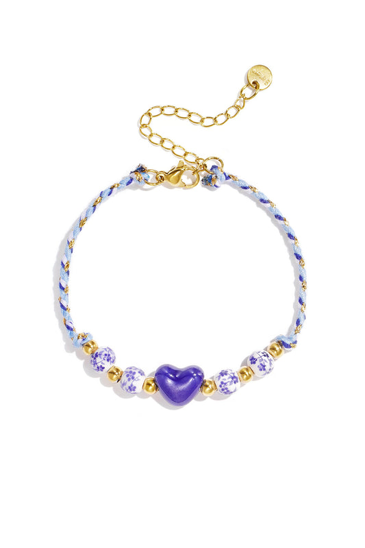 Charming Heart Beaded Bracelet for Spring/Summer