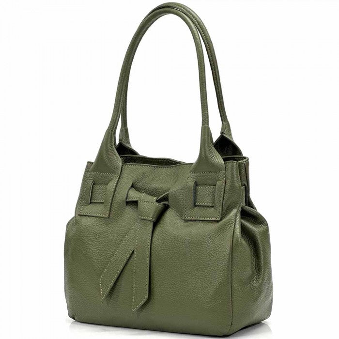 Daria Leather Shoulder Bag uit Florence