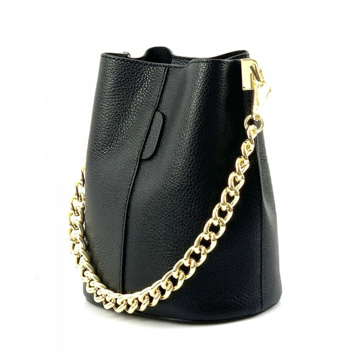 Maddalena leather bucket bag uit Florence