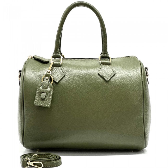 Erminia GM cow leather handbag uit Florence