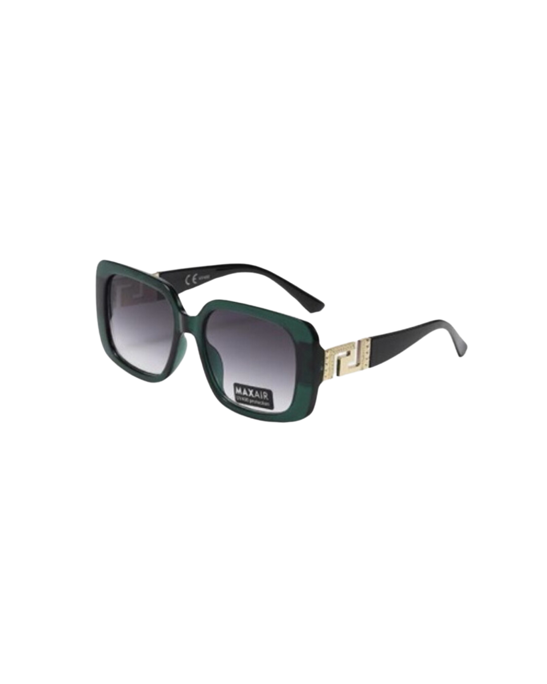 Zonnebril met gouden details (vierkante frame)