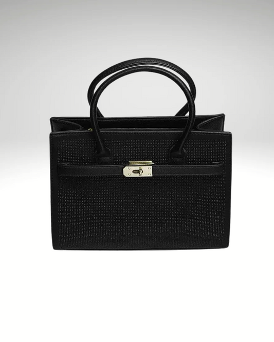 Vierkante Tas met Strass-steentjes