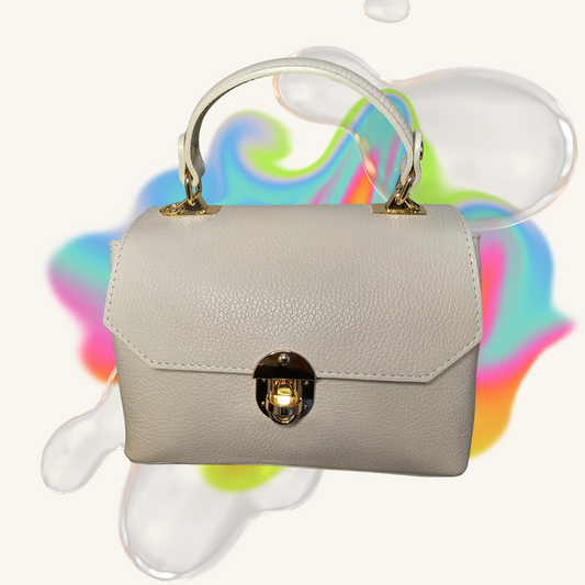 Beige Tas met gouden details