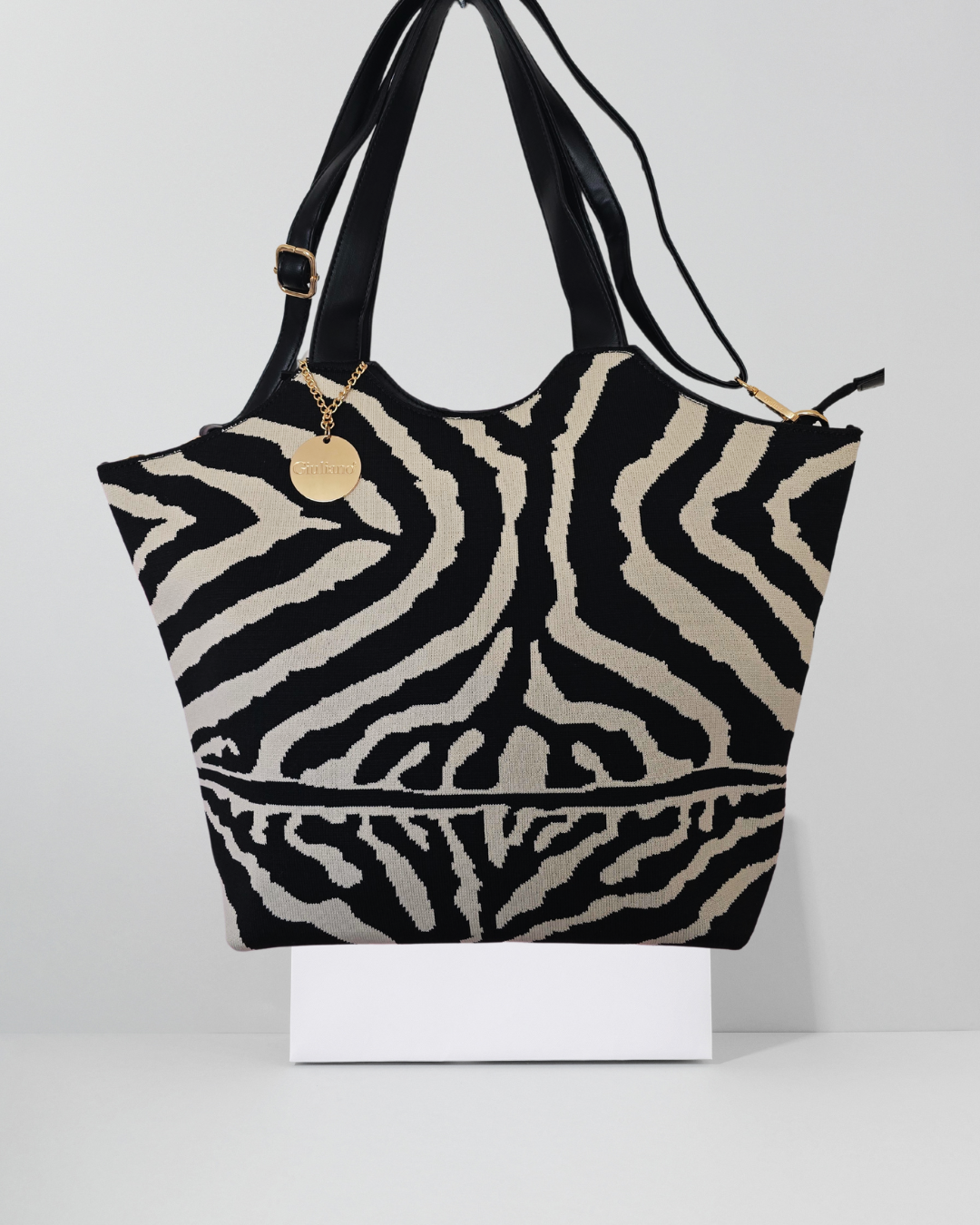 Handtas met zebraprint