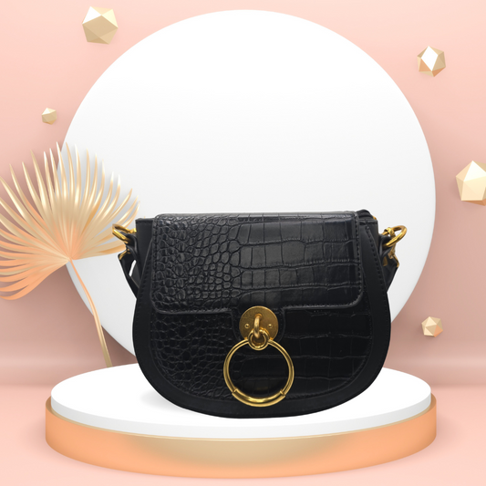 Zwarte Giuliano Croco tas