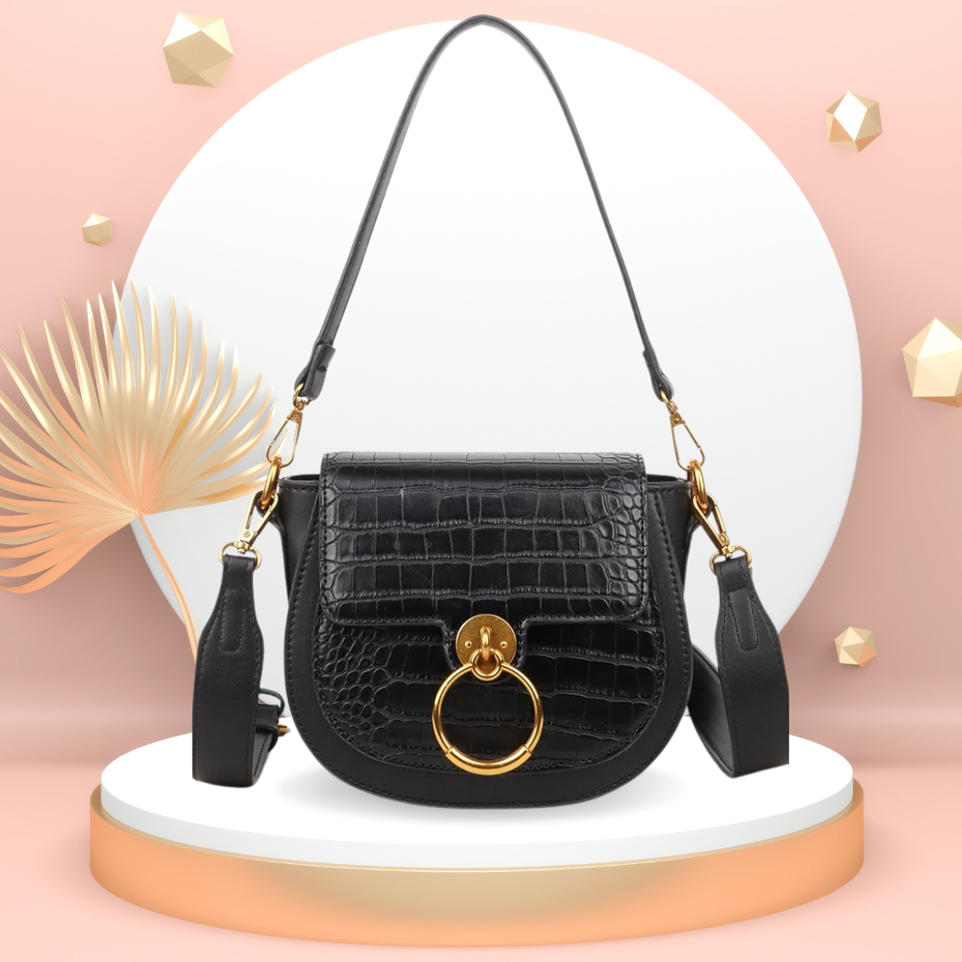 Zwarte Giuliano Croco tas