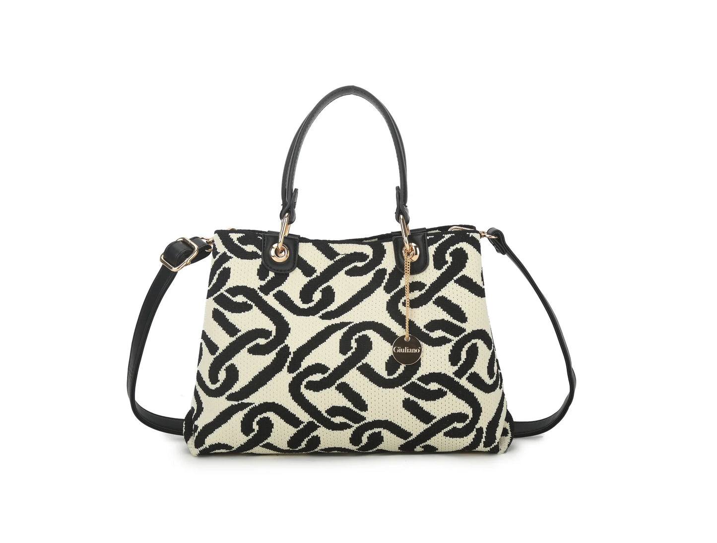 Shopper met modern kettingpatroon