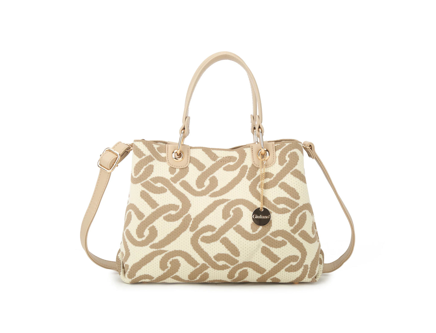 Shopper met modern kettingpatroon