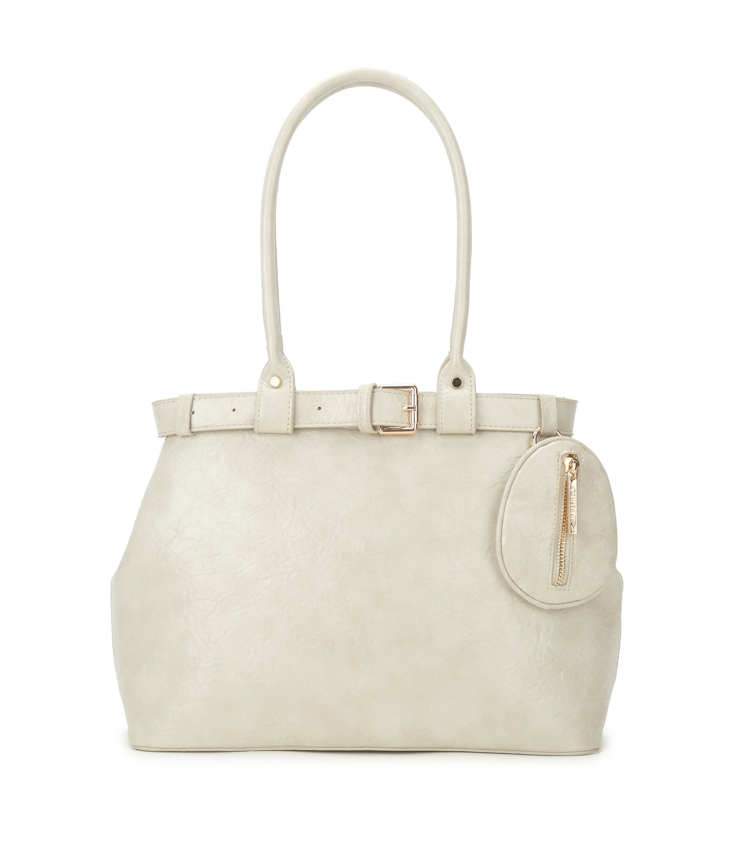 Stijlvolle handtas van PU-leer met vintage look