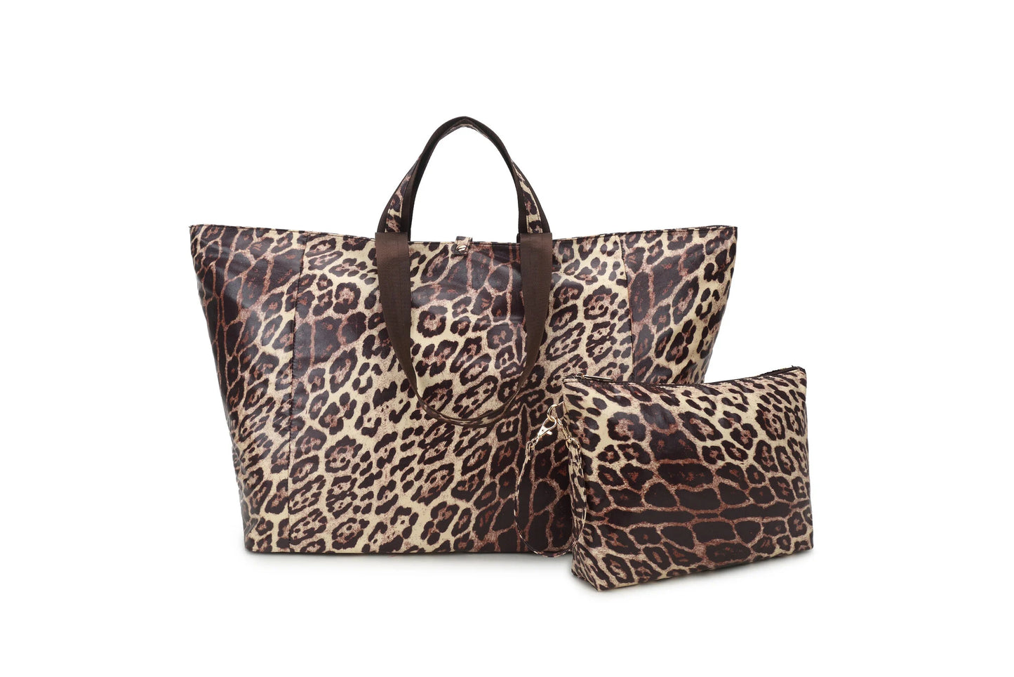 XL shopper met bijpassende pouch