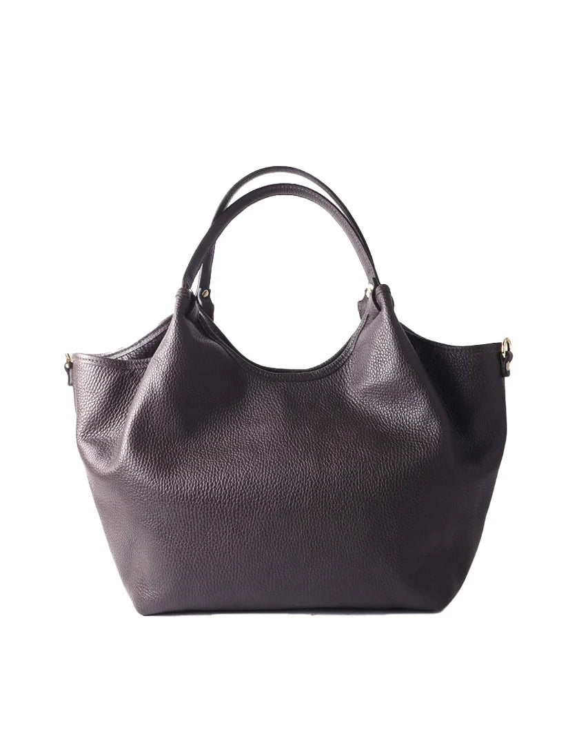 Elegante leren schoudertas i