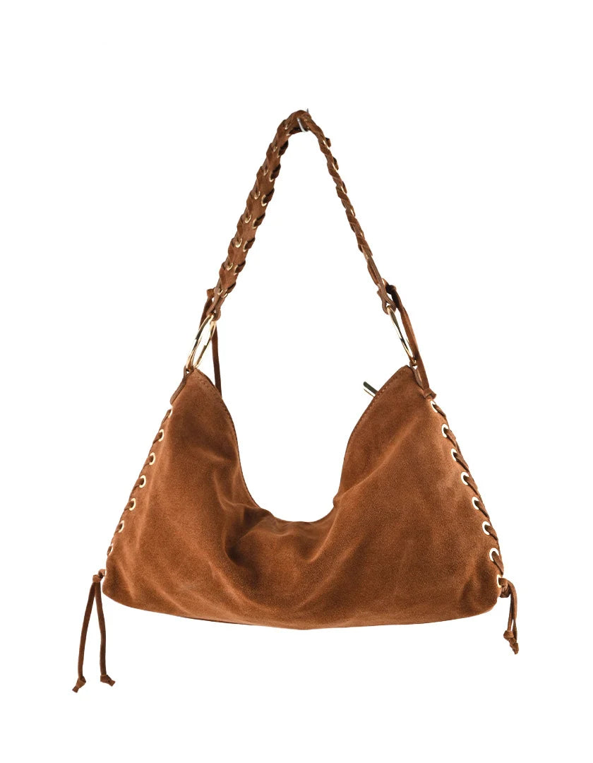 Elegante Leren Shopper met Ritsluiting