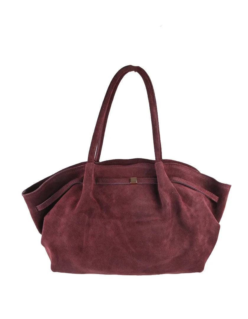 Suede Handtas