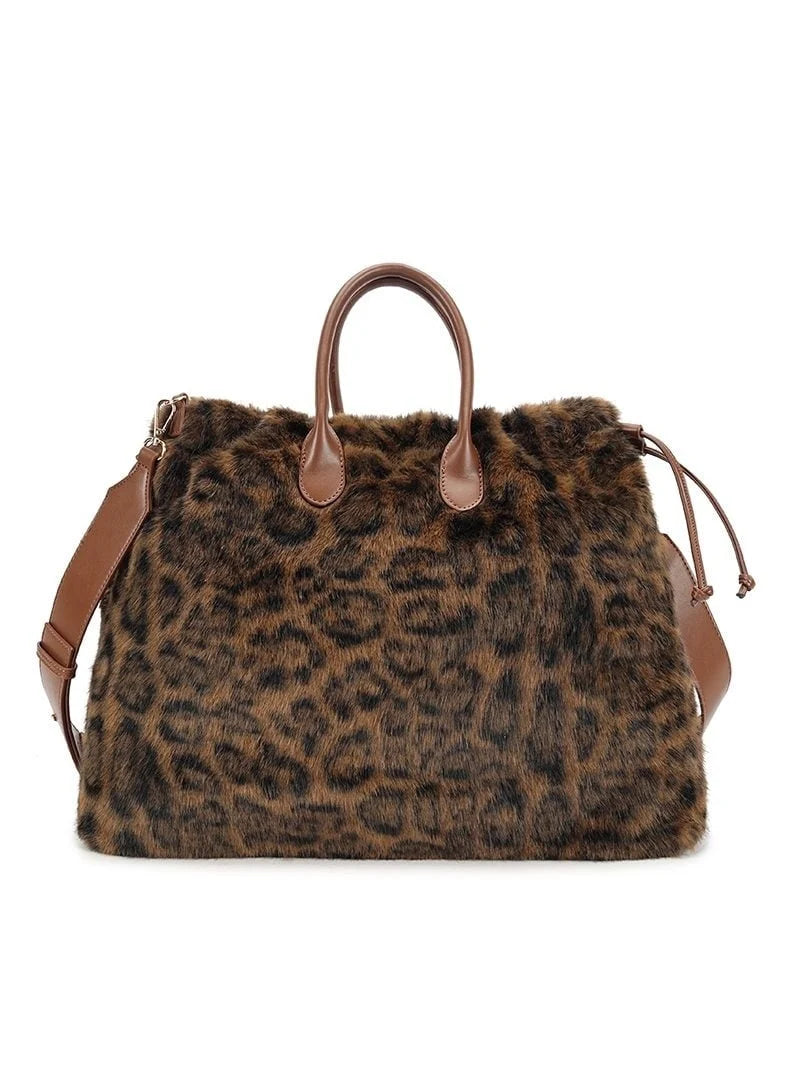 Ruime Teddy Shopper met Panterprint