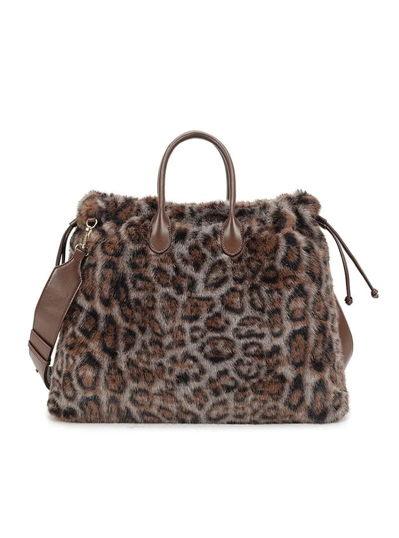 Ruime Teddy Shopper met Panterprint
