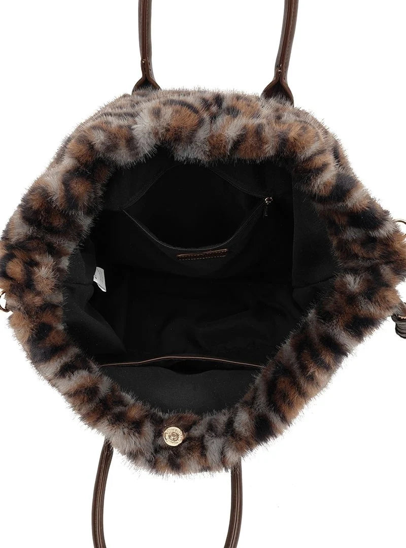 Ruime Teddy Shopper met Panterprint