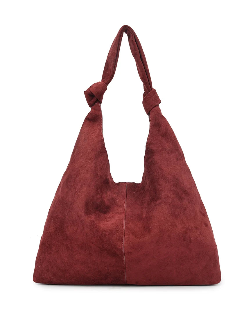 Royale kunst suede shopper