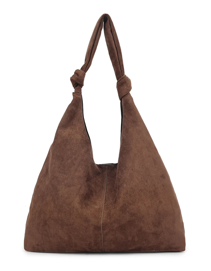 Royale kunst suede shopper