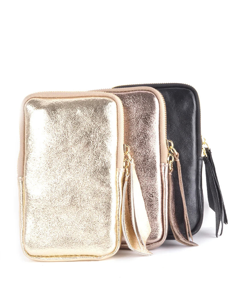 Metallic schoudertasje