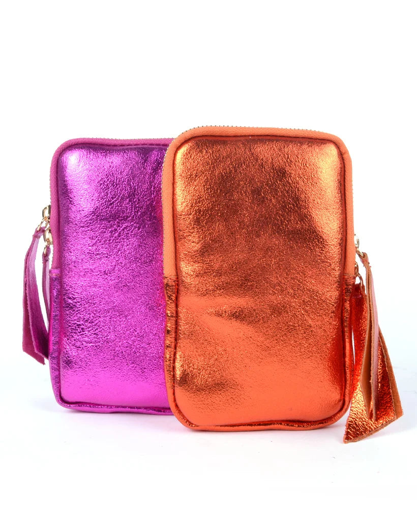 Metallic schoudertasje