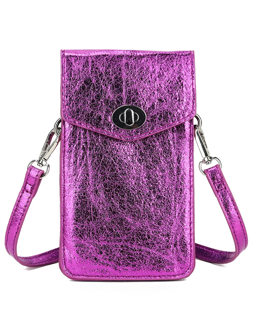 Gewassen Lederen telefoontasje