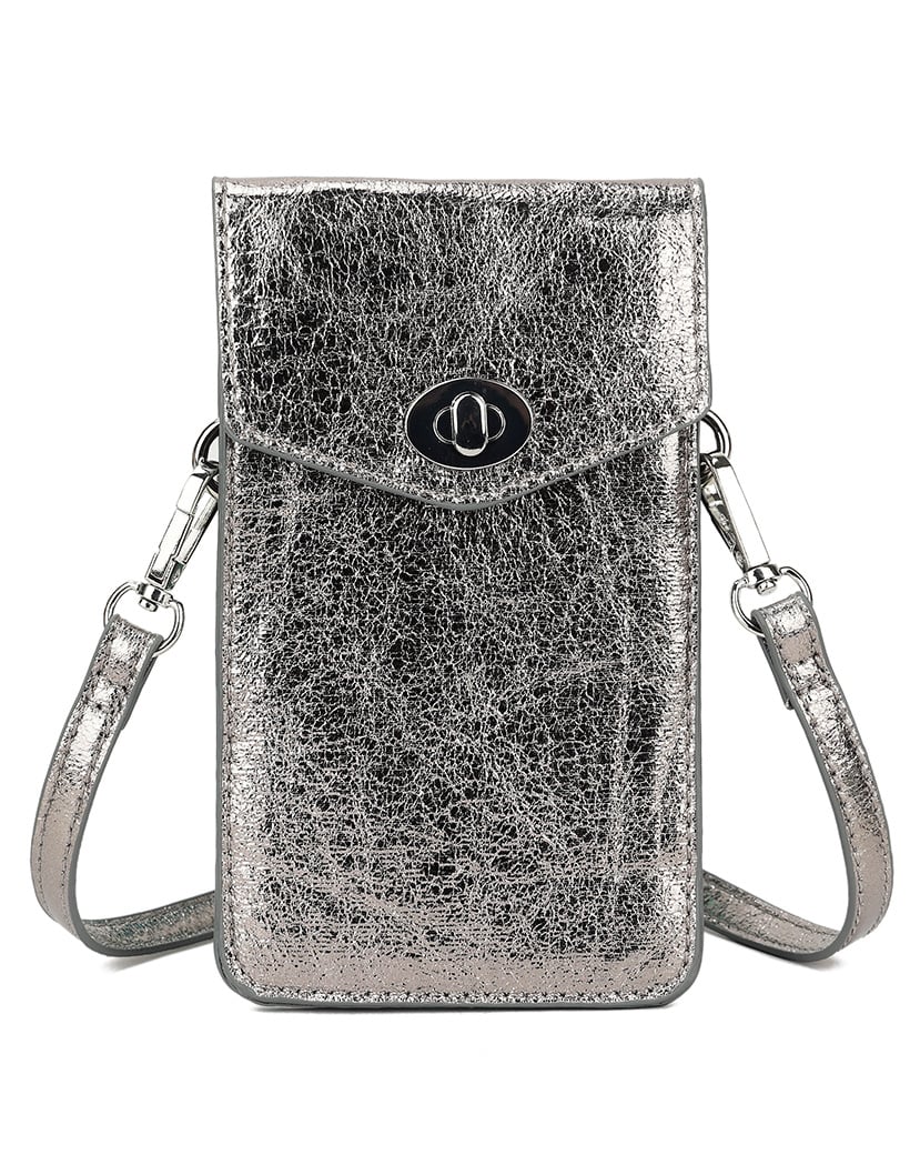 Gewassen Lederen telefoontasje